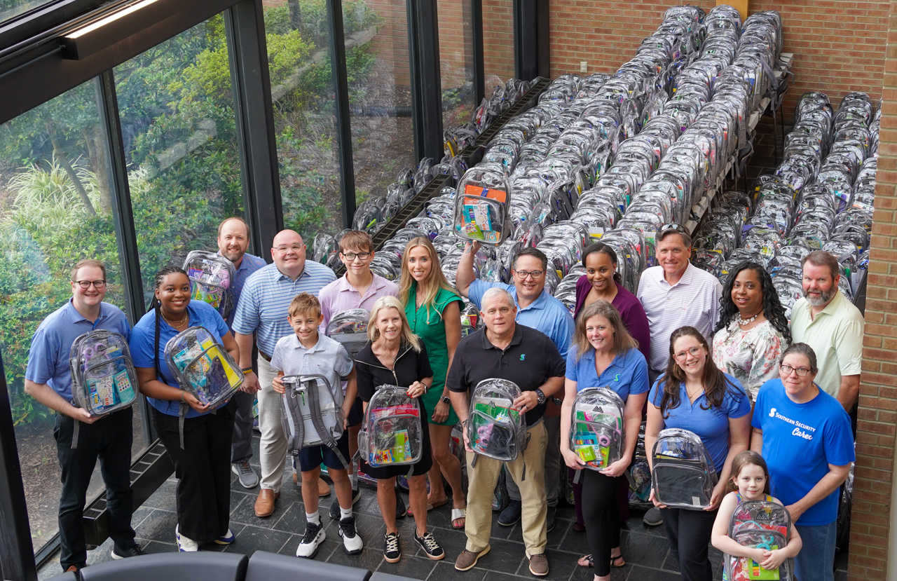 Southern Security Helps Provide 650 Backpacks for Youth Villages Children Ahead of New School Year